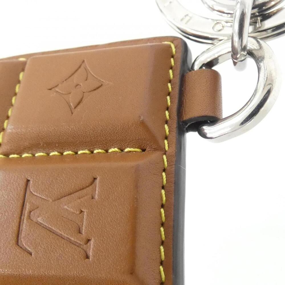 Louis Vuitton Monogram Accessory Bag Charm LV Chocolate Bar M01478 Keyring - Picture 5 of 7